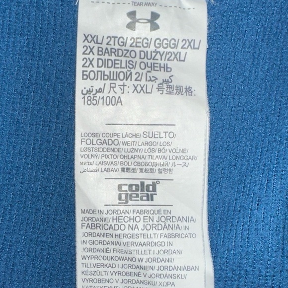 Under Armour Mens Storm Loose Cold Gear Sweater Size 2XL Fleece Layering Winter - Picture 8 of 12